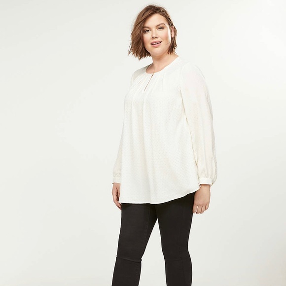 Sparkle Dot Keyhole Top - Picture 1 of 5